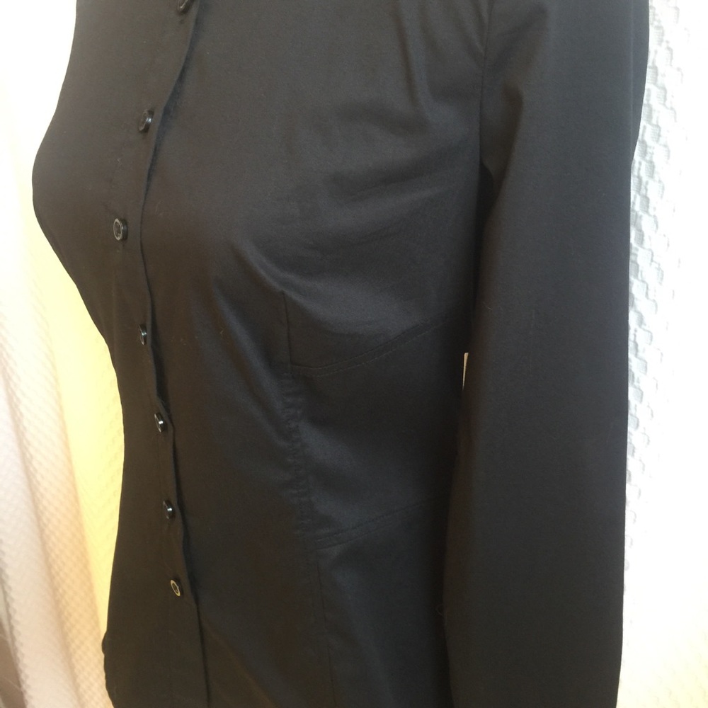 Laundry By Shelli Segal Black Button Down Shirt - Picture 5 of 16